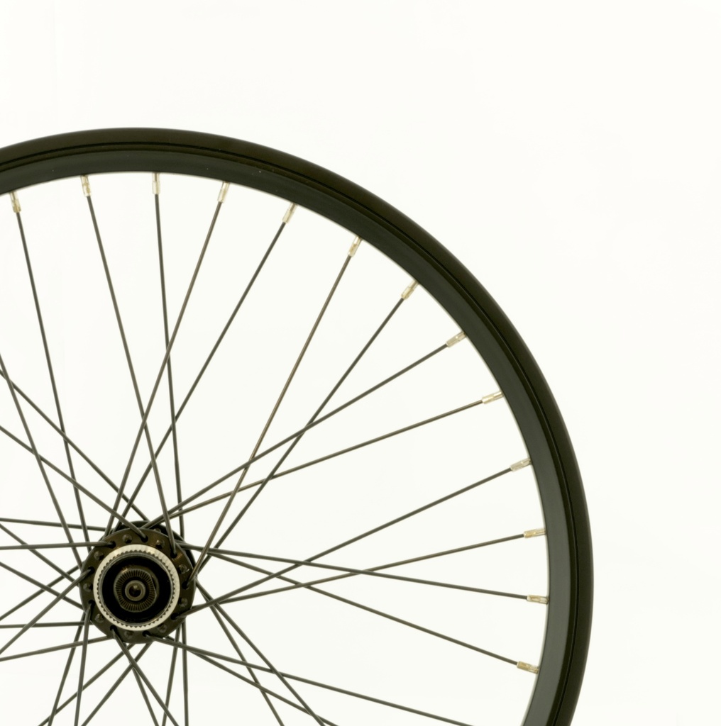 WAM - Bike wheel front 20, centerlock disc, black