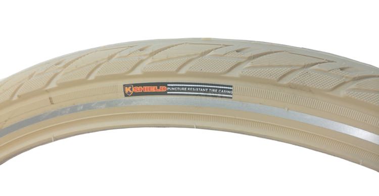 Tire -  Kenda K1088-001 tire cream （26*1.95） with reflective strip