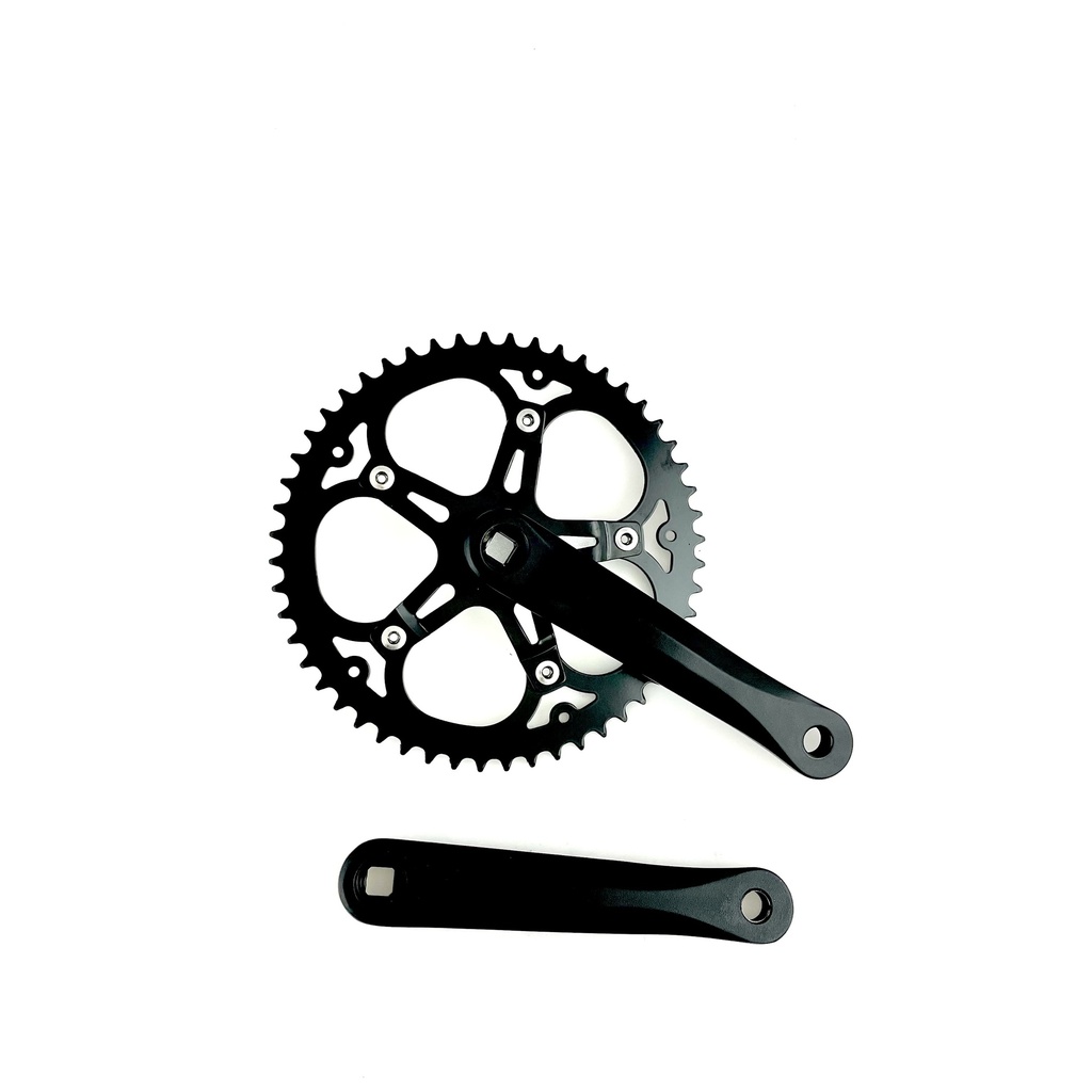 CRANK SET - 52T - BLACK (PRO-452) L=170MM (FLEXER H-3-Front)