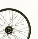 WAM - Bike wheel front 20, 6-bolt disc, black