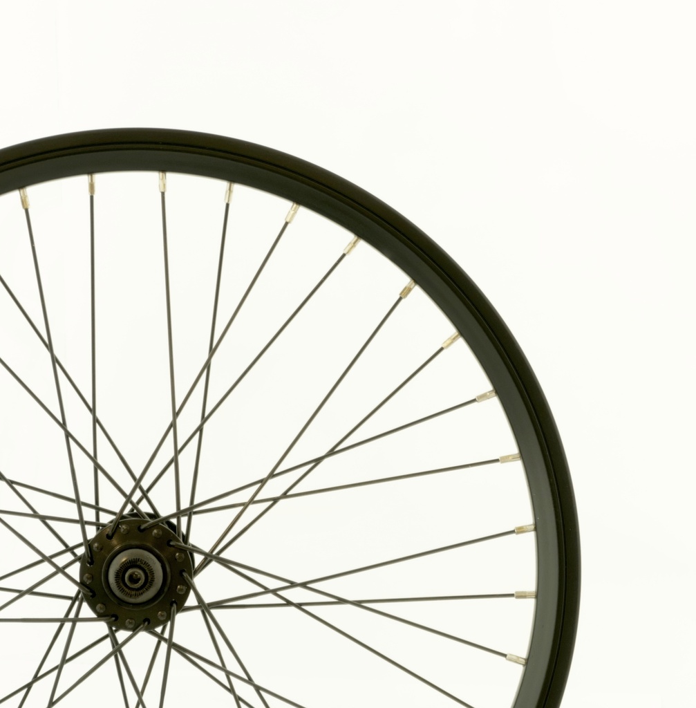 WAM - Bike wheel front 20, centerlock disc, black