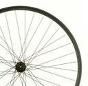 WAM - Bike wheel rear 28, w/o casette, centerlock disc, QR, black