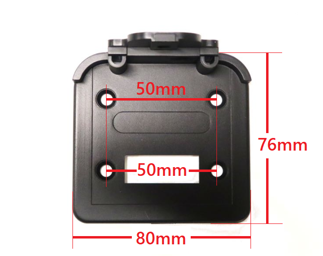 Greenway, battery bottom plate, Black, Plastic