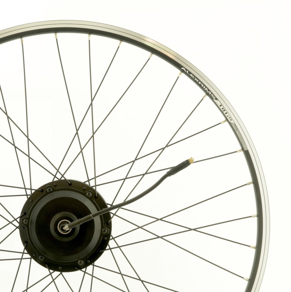 WAM - Motor wheel front 28, Bafang motor, rim brake, black