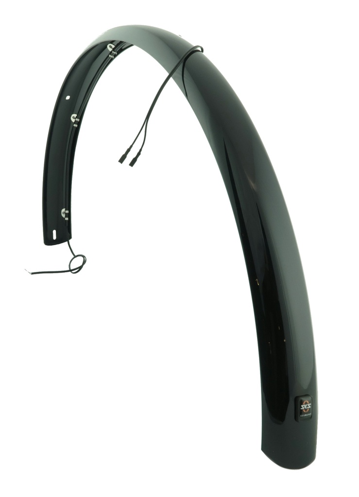 SKS, Fender rear, Drawing D239F0105, Profile A56-26, includes light cable channel, includes SKS small stay clip, included installed light cable L=1080mm, black