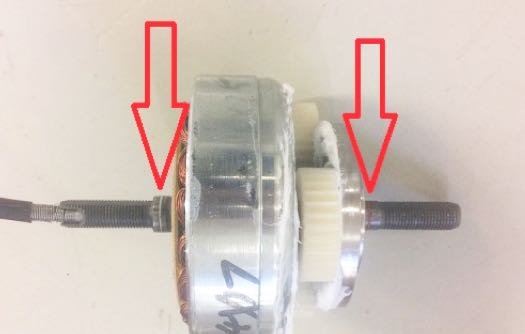 Motor axle O-ring - SpinTech motor