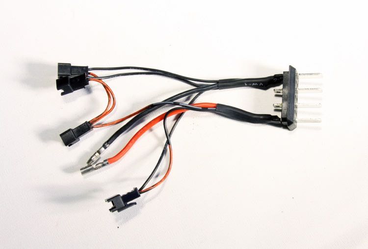 Batterypart LS frame pins, +/- (lights & indicator)