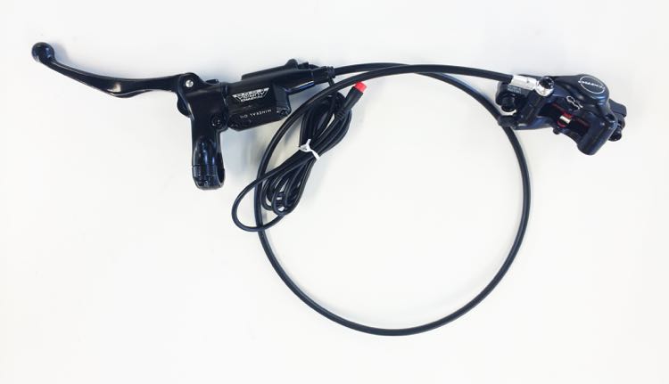 Hydraulic brake System FRONT, e-sub (Lever, cable and caliper) - (discontinued)