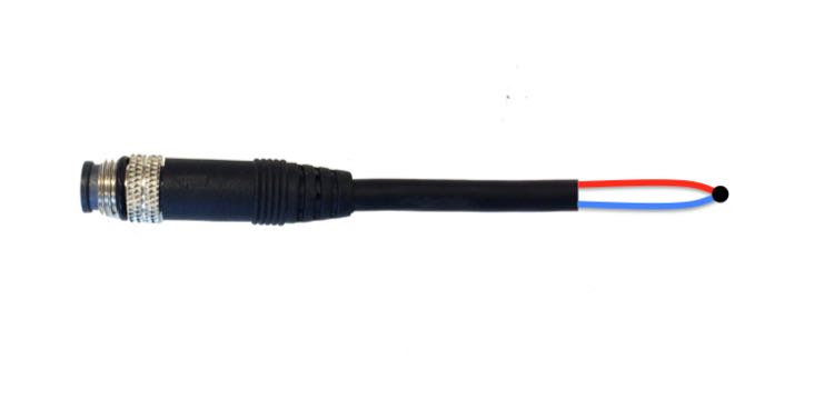 Loop with round plug (red/blue looped)