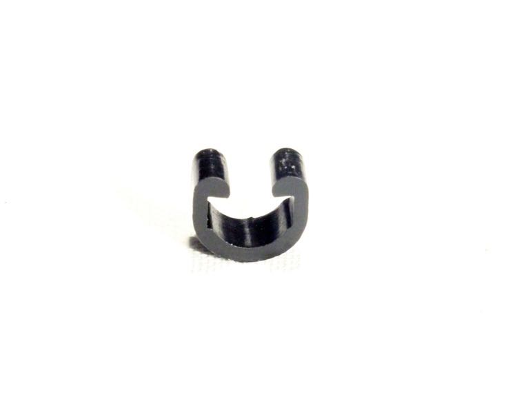 Fork - Clip for cable fixation, black