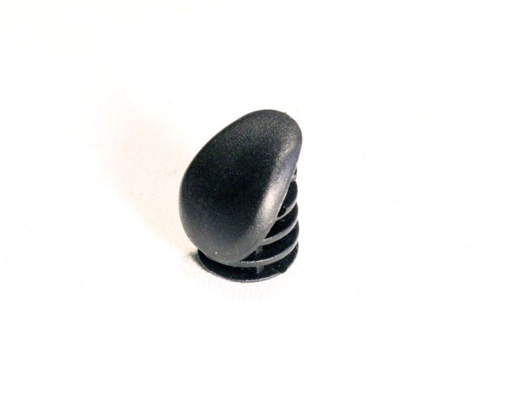 Headset - Plastic plug for stem top, Black