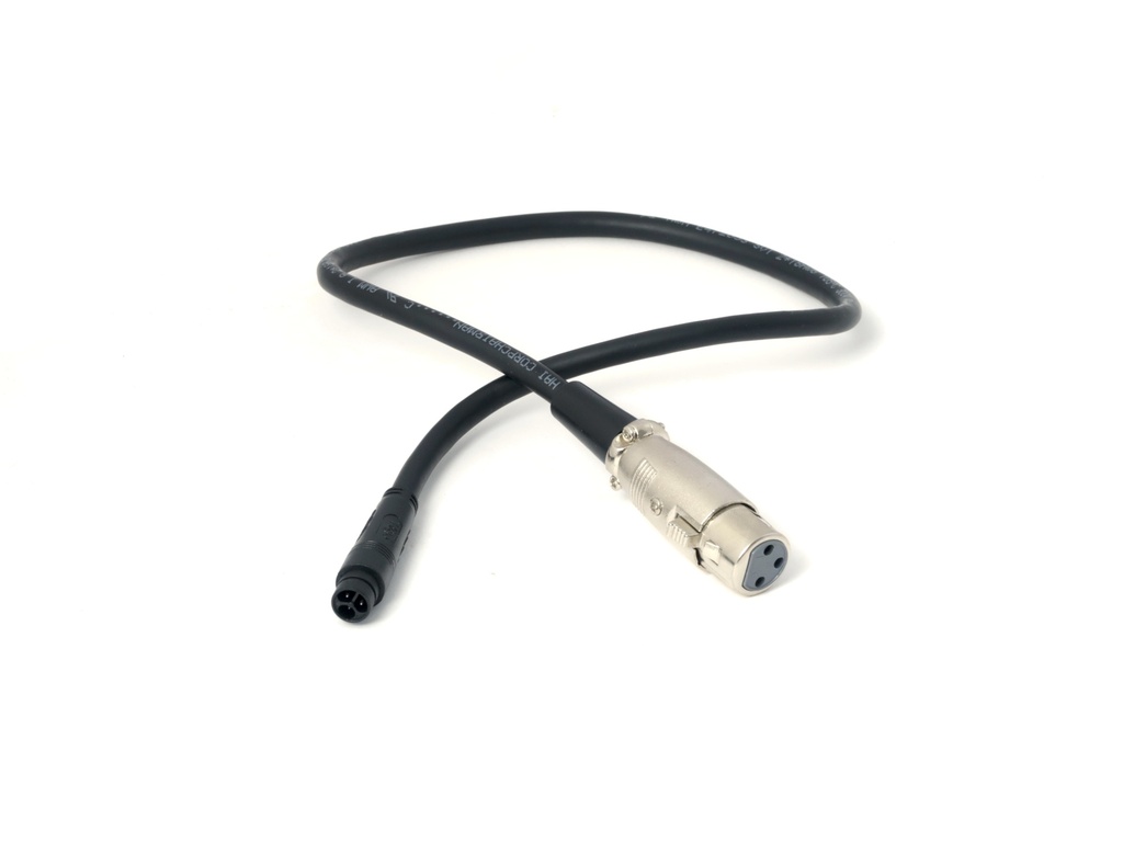 MDA charging adapter 3PIN microphone female (1+2-3 empty) + Z311 male (1+2-3 empty), cable length 0.5M