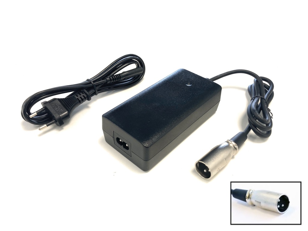 CHARGER 2A 36V - XLR MALE plug