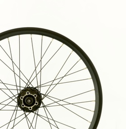 [591WNMER20BK0001] WAM - Bike wheel front 20, 6-bolt disc, black