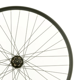 [592WNMER28BK0005] WAM - Bike wheel rear 28, w/o casette, 6-bolt disc, black