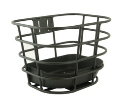 [204BBK0017] Chenyang, GAF009, Black, Black painted front basket, including plastic bottom case, includes 4 allen key screws.