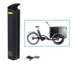 [210ER192ABK0001] Greenway, Battery 36V 19,2Ah, Canbus protocol. Higo Z311 plug, black (Does not work on other Ecoride e-bikes)