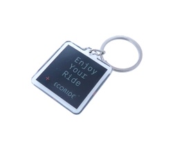 [266KRSEWT0002] Key ring - EcoRide 2021 logo