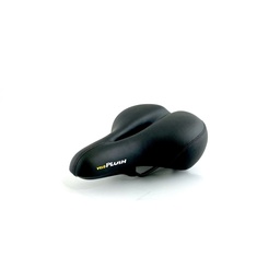 [238-PS6212-BK] Saddle VELO Plush Black, open top