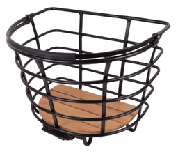 [412BBK0004] Atran velo, 1753-71F, EPIC basket CURVE, bamboo plate, matt black with AVS