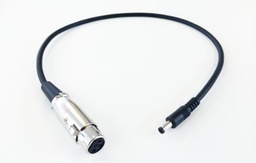 [213ZBK0006] MDA charging adapter 3PIN microphone female (1+2-3 empty) +5521 male, cable length 0.5M