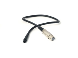 [213ZBK0007] MDA charging adapter 3PIN microphone female (1+2-3 empty) + Z311 male (1+2-3 empty), cable length 0.5M
