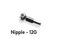 [226N12SI0001] Nipple SLE silver 12G